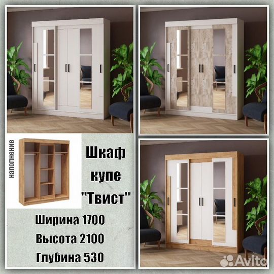 Шкаф купе Твист