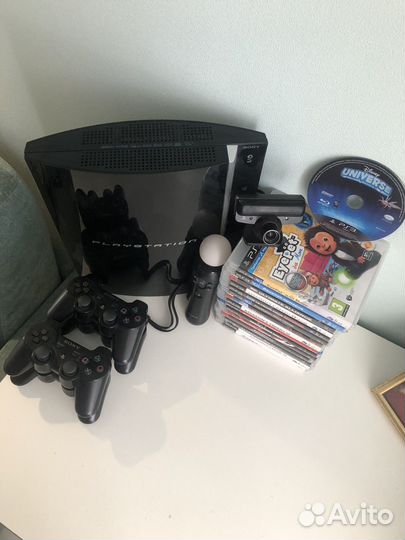 Игровая приставка ps3 fat с играми