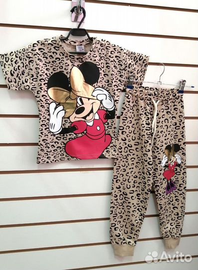 Костюм для девочки с Минни, размер 104