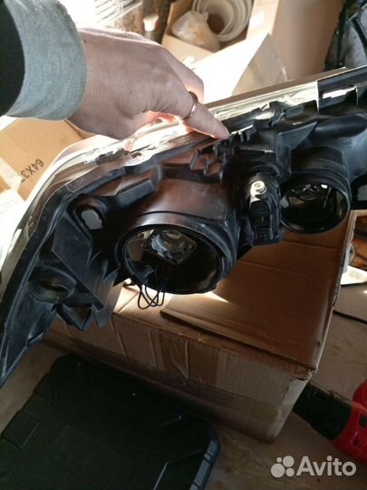 Фара передняя левая Рено megane 2 рестайлинг