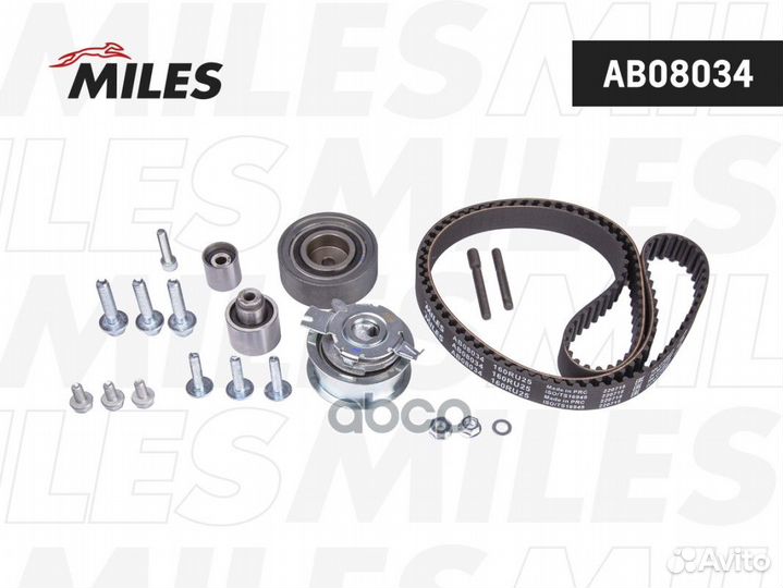 Комплект ремня грм VAG 1.2D/1.6D/2.0D 03- AB080