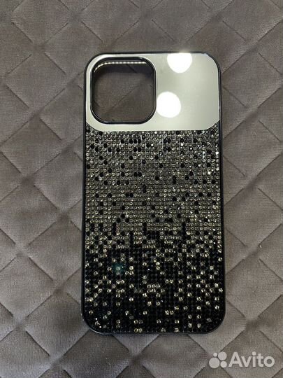 Чехол на iPhone 13 Pro Max (стразы)