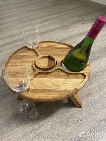 Винный столик менажница