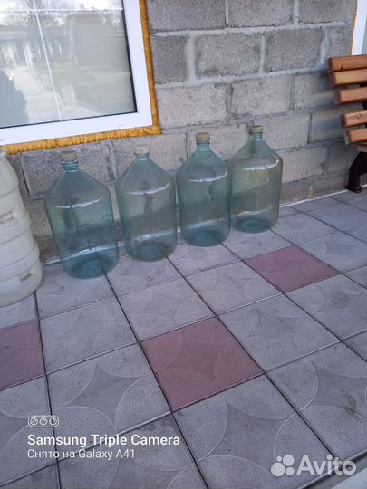 Бутыль стеклянная 20 литров