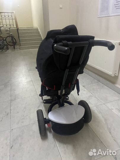 Детский велосипед коляска с ручкой