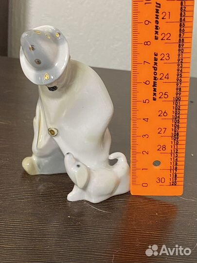 Клоун Карандаш с Кляксой фарфоровая статуэтка