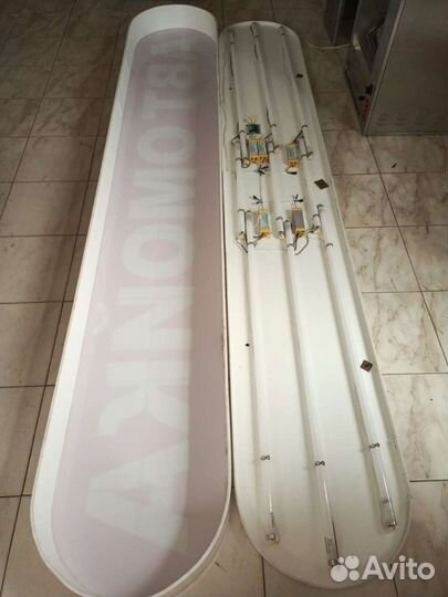 Компрессор, световой короб, вывеска