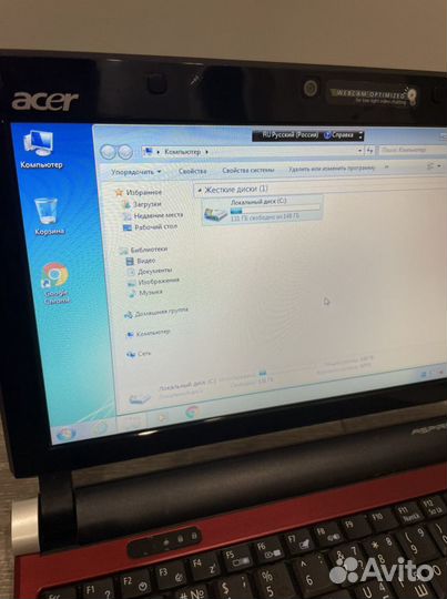 Нетбук acer aspire one