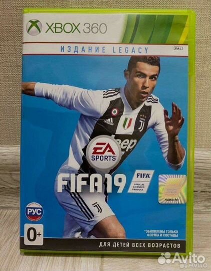 FIFA 19 xbox 360 Лицензия
