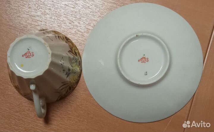 Чашка с блюдцем лфз