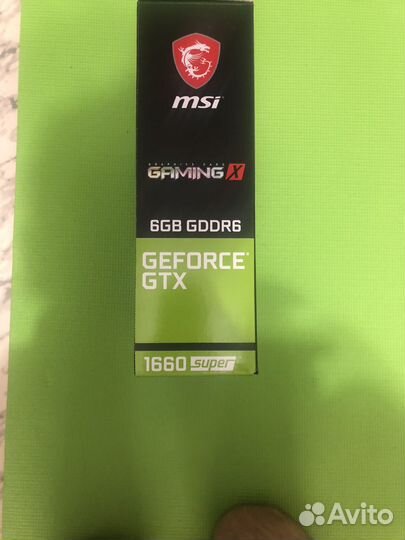 Видеокарта MSI gtx 1660 Super