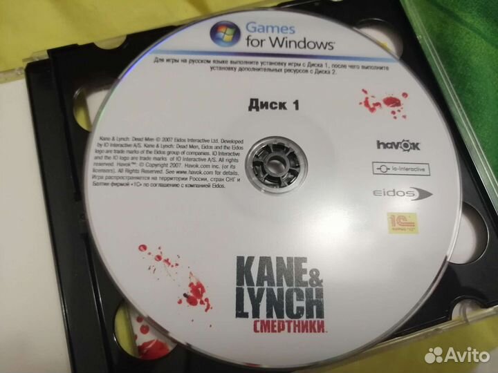 Компьютерная игра Kane Lynch Dead Men 2 диска