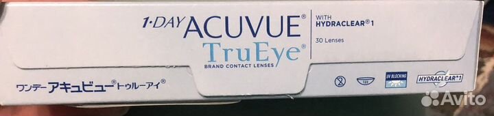 Контактные линзы для глаз 1-Day Acuvue TruEye
