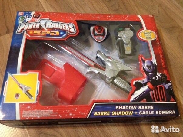 Меч Power RangerS S. P. D Shadow Sabre Игр