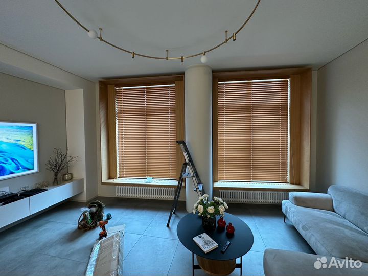 Деревянные жалюзи Янтарный