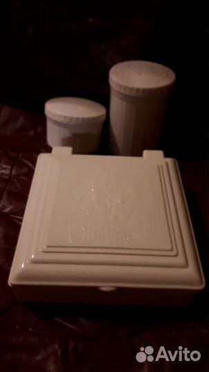 Баночки коробочки СССР винтажные карболит