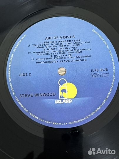 Steve Winwood – Arc Of A Diver (8058)