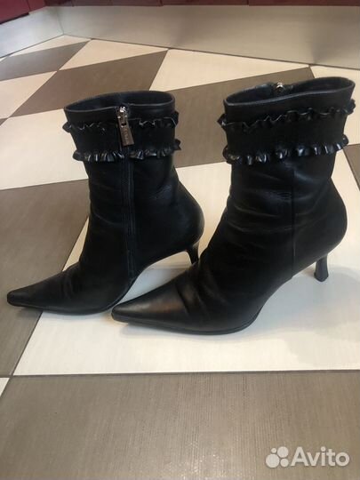 Ботильоны натуральная кожа зимние 39