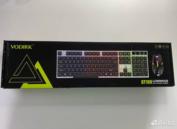 Клавиатура и мышь GT100 luminous