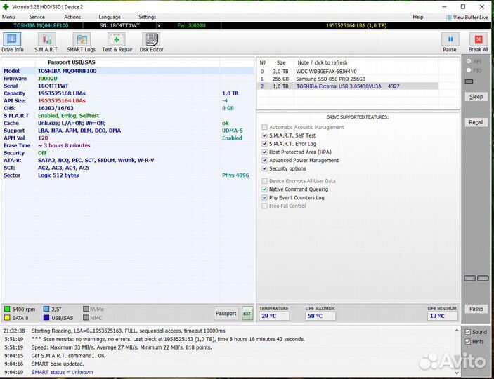 Toshiba Canvio Basics 1Tb