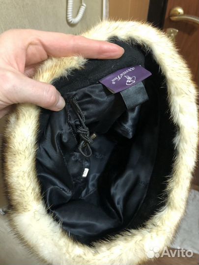 Шапка норковая женская