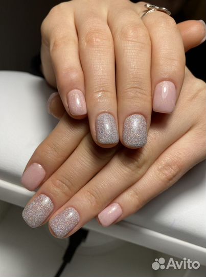 Маникюр наращивание ногтей