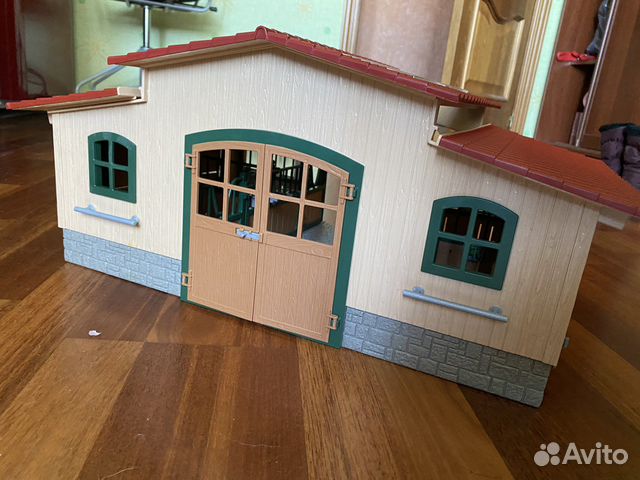 Конюшня для логадей schleich