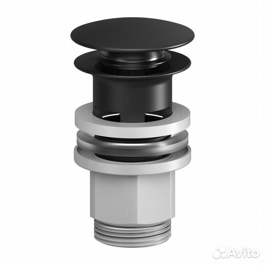 F0700P22 донный клапан, нажимной, чёрный, шт