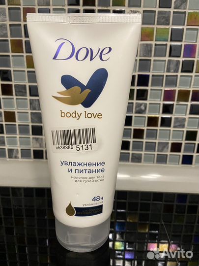 Молочко для тела Dove 250ml увлажнение и питание