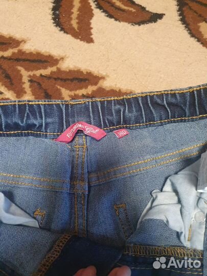 Джинсы для девочки 140