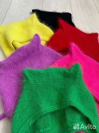 Чепчик женский с ушками