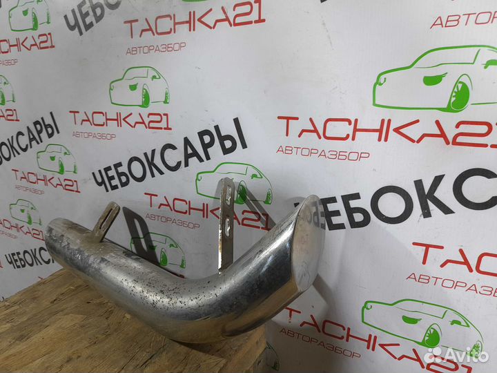 Защита заднего бампера угловая