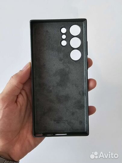 Кожаный оригинал чехол samsung galaxy S23 ultra