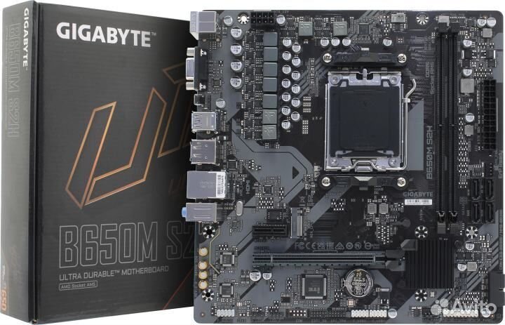 Материнская плата Socket AM5 gigabyte B650M S2H 2D