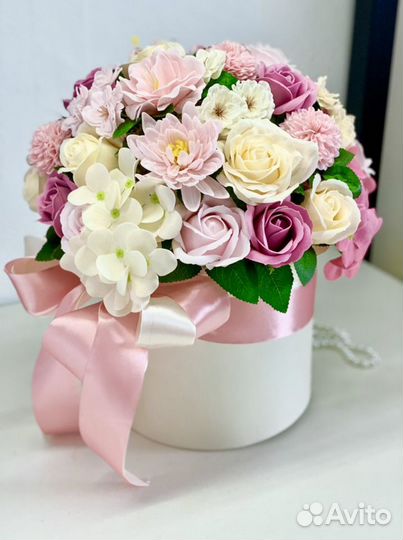 Неувядающий букет мыльных цветов 