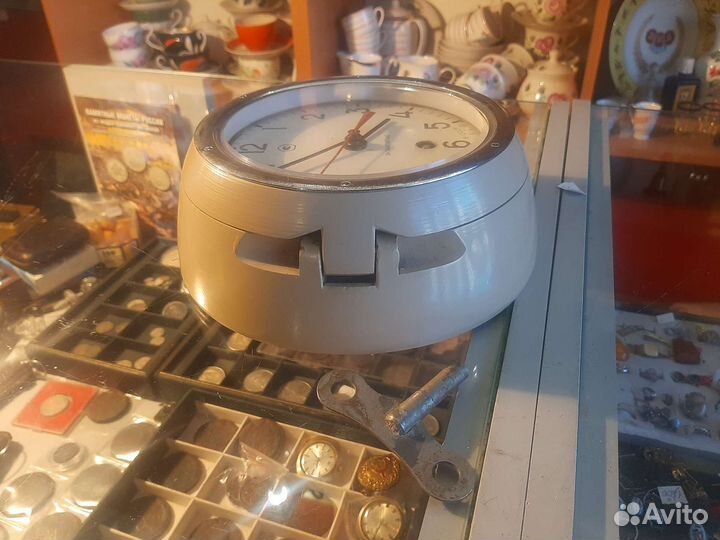 Часы корабельные антимагнитные СССР на ходу