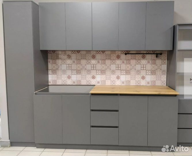 Кухня графит 2 метра