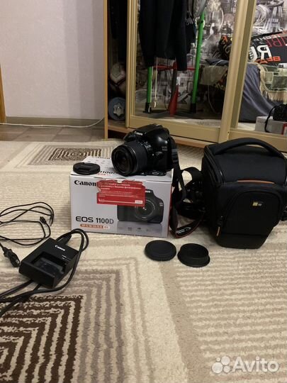 Зеркальный фотоаппарат canon eos 1100d