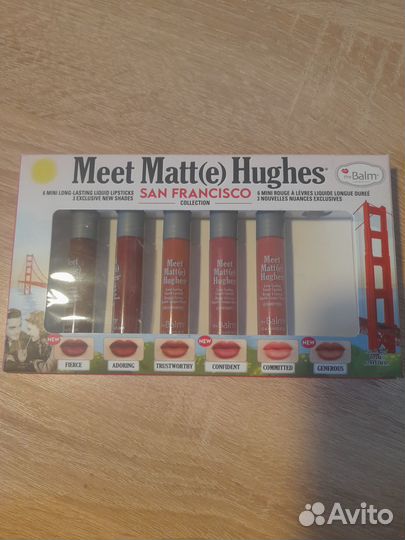 Набор матовых помад the Balm