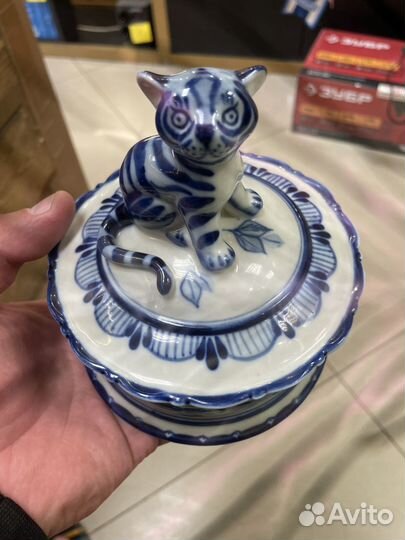 Сахарница СССР гжель