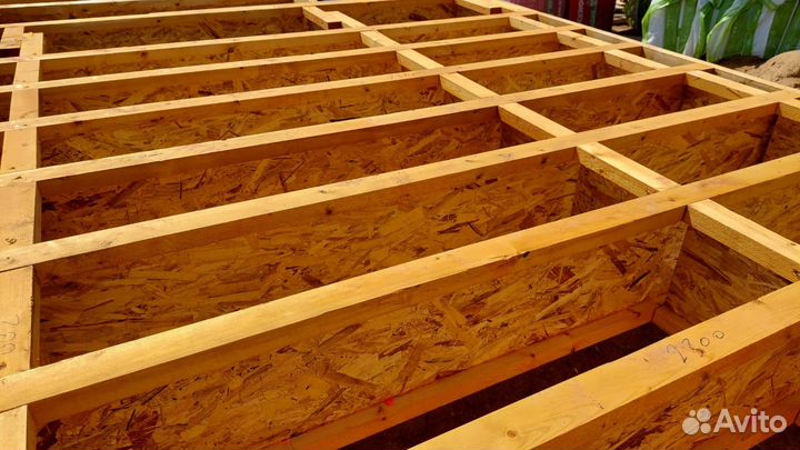 Деревянные балки двутавровые