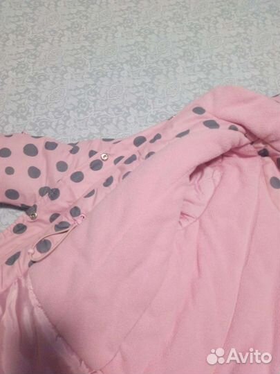 Куртка длинная зимняя на рост 120-128