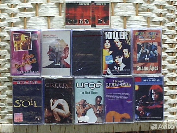 3. Студийные аудиокассеты : рок, рэп, индастриал