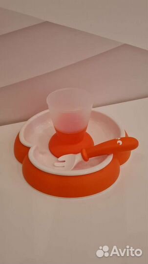 BabyBjorn набор посуды (тарелка, кружка, вилка)