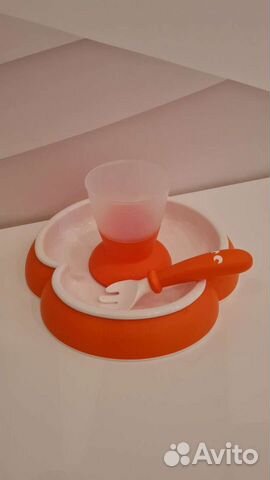 BabyBjorn набор посуды (тарелка, кружка, вилка)