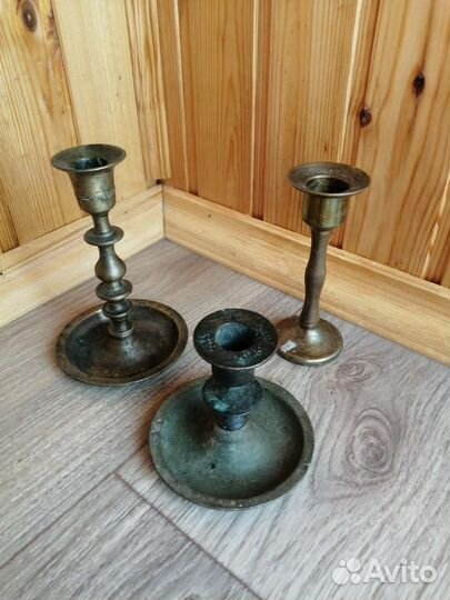 Подсвечники канделябры старинные