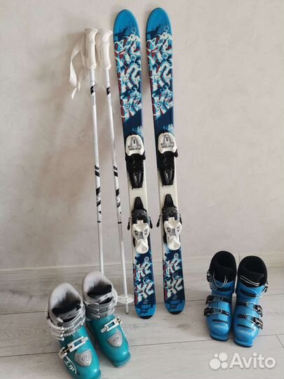 Горные лыжи детские комплект