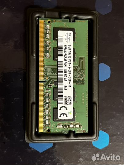 SO-dimm(ноут) озу 2400гц 4гб и 2гб