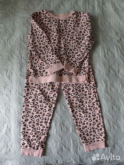 Леопардовый костюм для девочки 104-110 mothercare
