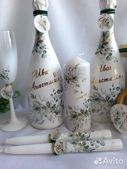 Свадебные аксессуары на стол